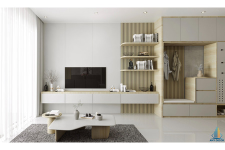 Thiết kế thi công nội thất căn hộ chung cư căn hộ 2PN-55m2-Astral City